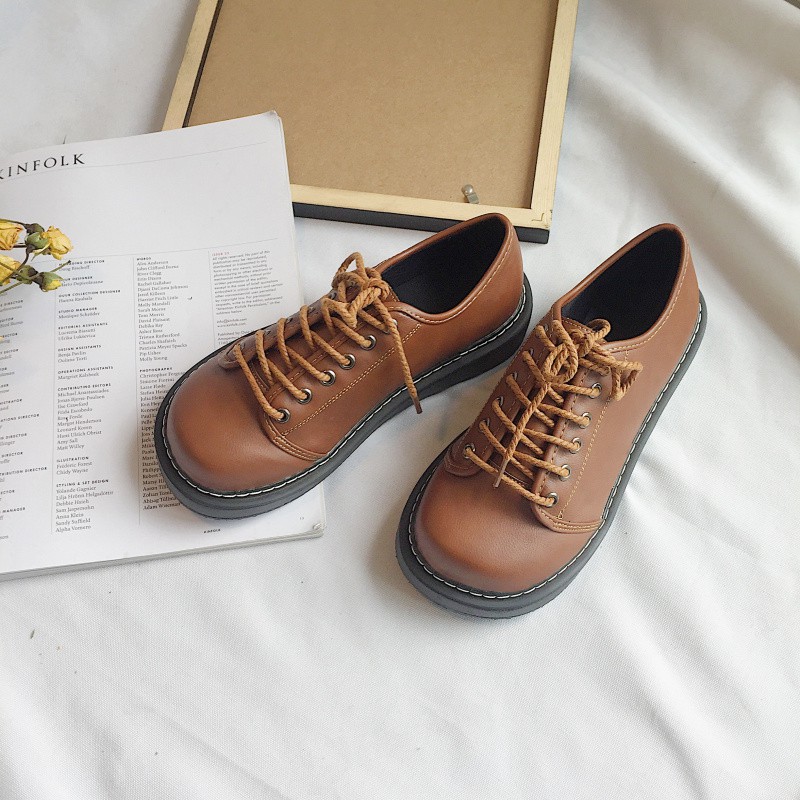 (ORDER) Giày Ulzzang Harajuku nữ da mềm | BigBuy360 - bigbuy360.vn