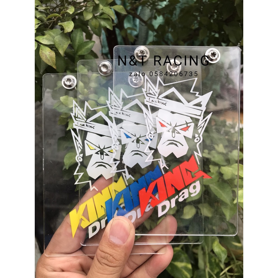 Mica che phuộc Ex 135, Mica kingdrag thẳng, Che phuộc Ex 135 tặng kèm ốc Inox đồ chơi phụ kiện Exciter 135