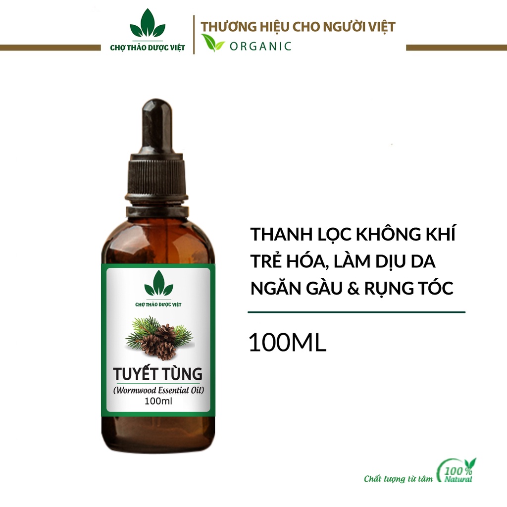 Tinh dầu Tuyết Tùng 100ml, cao cấp nhập khẩu, hương thơm tự nhiên, cân bằng cảm xúc - Chợ Thảo Dược Việt