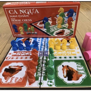 Bộ bàn cờ cá ngựa có nam châm