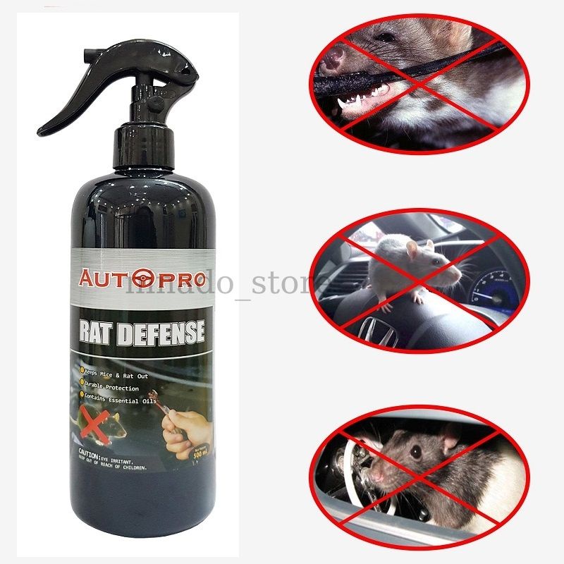 Chai xịt chống chuột cắn dây điện auto pro 500ml