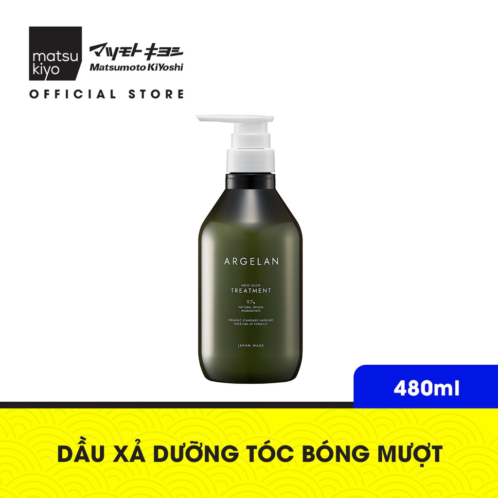 Dầu Xả Dưỡng Ẩm Sáng Bóng Moist Glow  Argelan Matsukiyo Túi 400ml/Chai 480ml