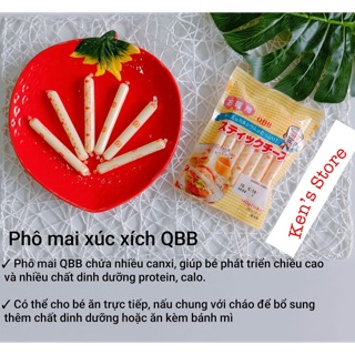 PHÔ MAI XÚC XÍCH QBB 140G DÀNH CHO BÉ TỪ 1 TUỔI TRỞ LÊN (NHẬT)