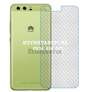 Miếng dán decal carbon mặt sau Huawei P10 mặt lưng chống trầy (CẮT SẴN)