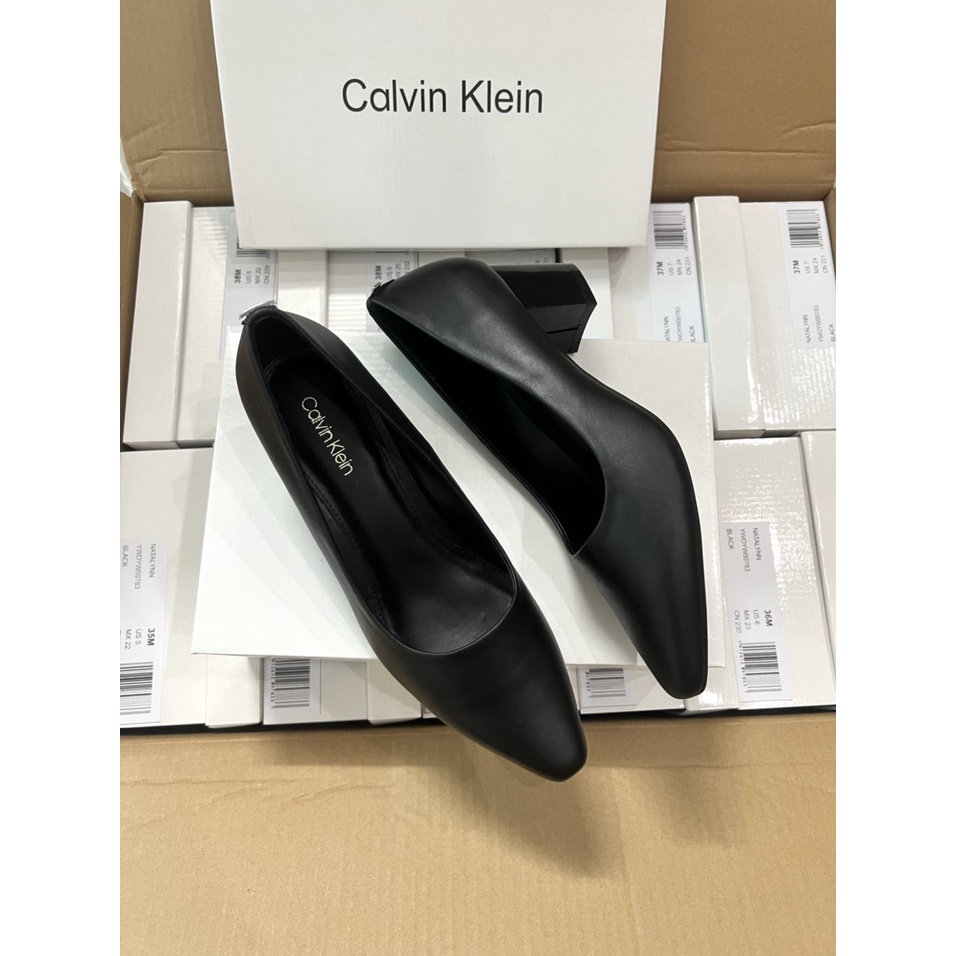 Giày Bít Gót Trụ CALVIN KLEIN Natalynn Pumps