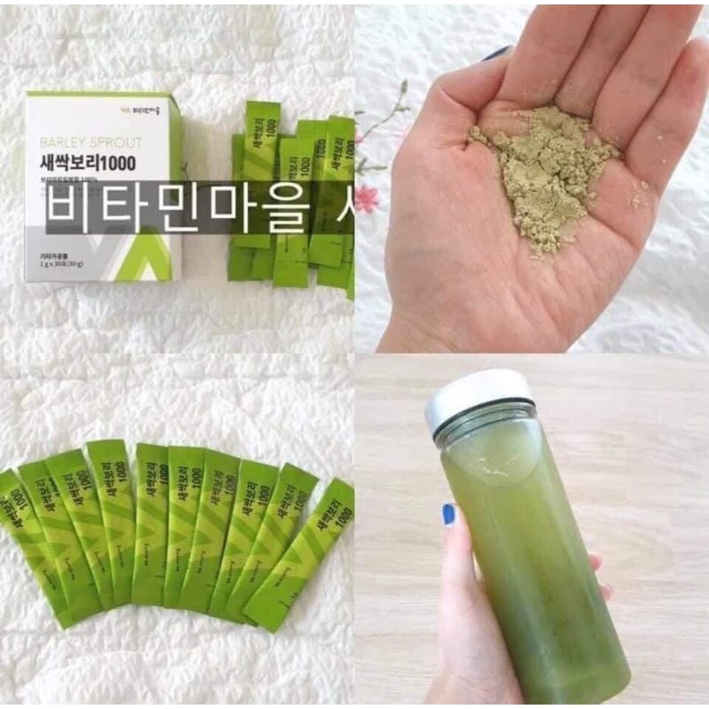 |Bill Hãng| BỘT LÚA NON VITAMIN VILLAGE BARLEY SPROUT HÀN QUỐC