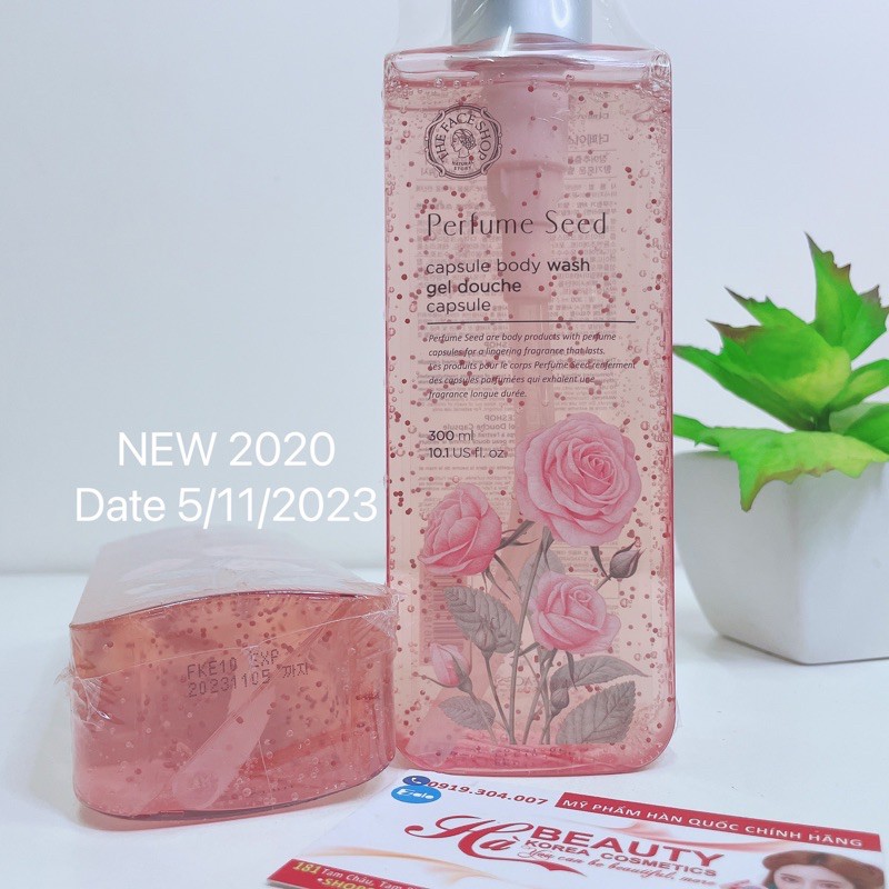 (AUTH_Korea)Sữa Tắm Sáng mịn da Hương nước hoa CAPSULE BODY WASH The Face Shop | BigBuy360 - bigbuy360.vn