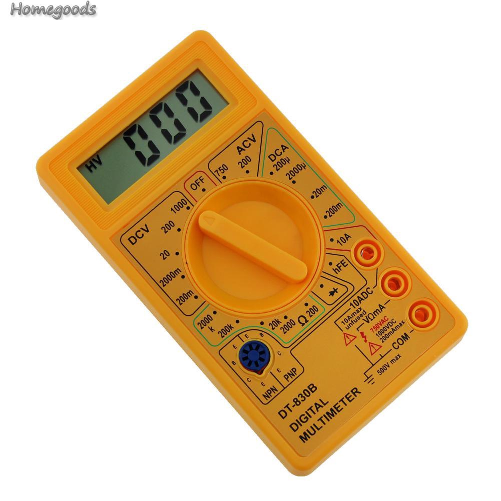 Đồng hồ vạn năng kỹ thuật số DT-830B AC/DC 750/1000V màn hình LCD chất lượng cao