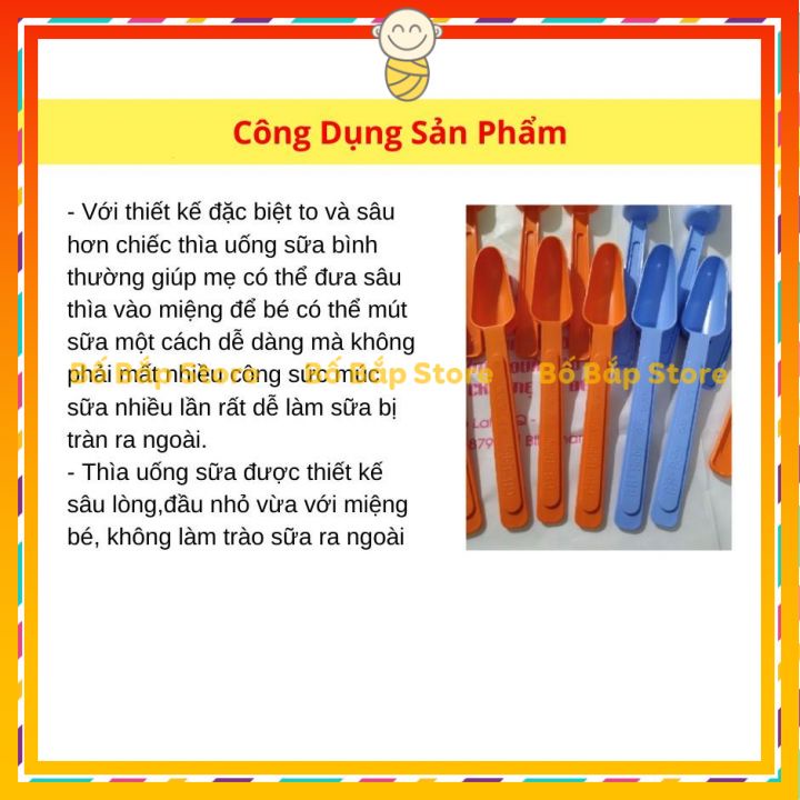 Thìa Muỗng Uống Sữa - Uống Nước Cho Bé GB Baby Hàn Quốc