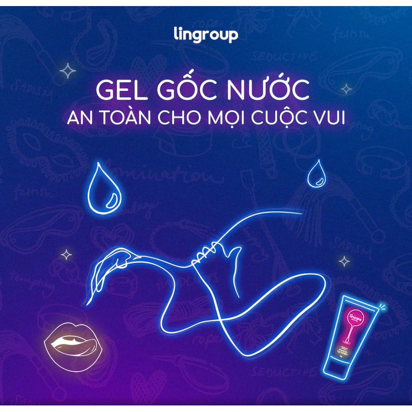 Gel bôi trơn đa năng gốc nước Lincare Aqua Gel 50ml