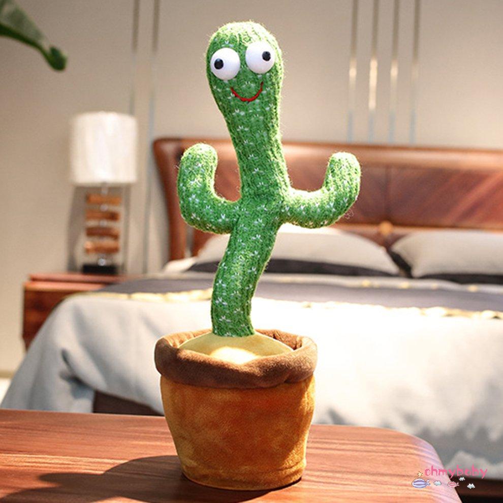 Dancing Cactus Doll Đồ chơi nói chuyện đáng yêu với 120 bài hát tiếng Anh và đèn LED chiếu sáng [8/22]