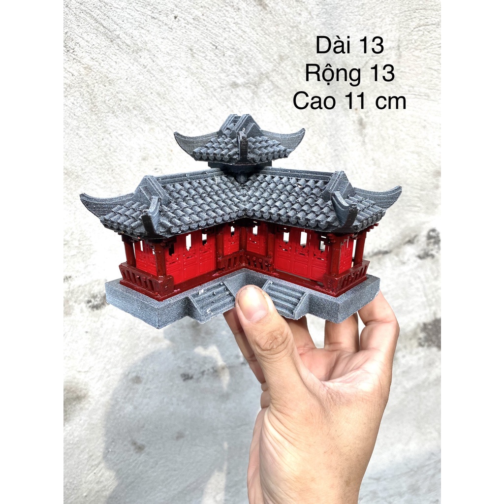 Combo bộ nhà tiểu cảnh size to - phụ kiện trang trí bể cá, thuỷ sinh, sân vườn, hòn non bộ