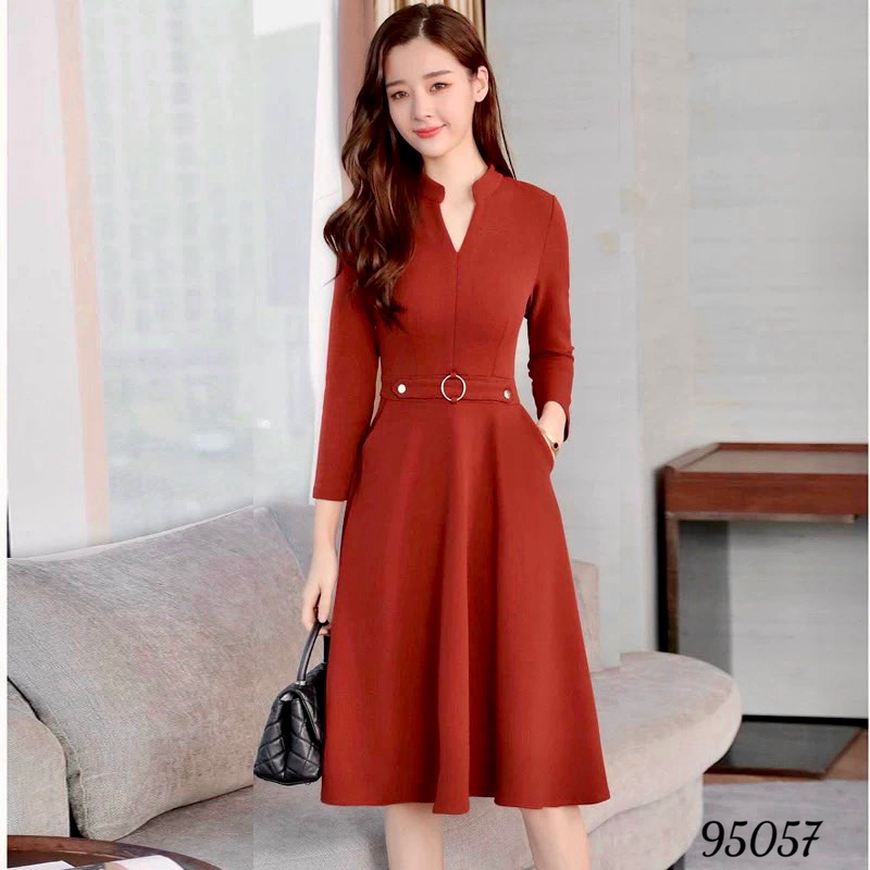 (HCM) ĐẦM SƠ MI PHỐI REN SIÊU SANG - THỜI TRANG NỮ THANH LỊCH , SANG TRỌNG TÔN DÁNG SÀNH ĐIỆU CHO CÁC NÀNG JANGMY