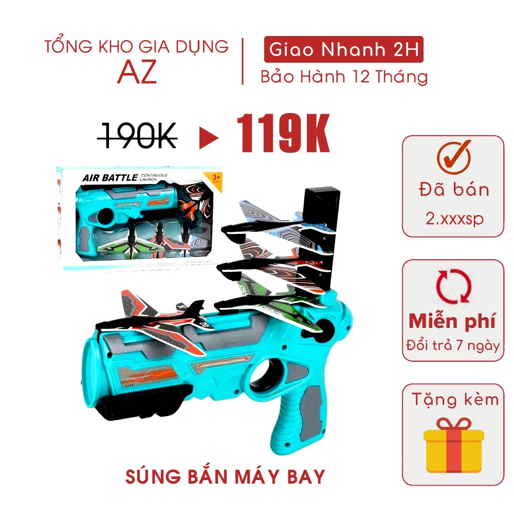 Súng Bắn Máy Bay Cho Bé - HOT TREND 2021