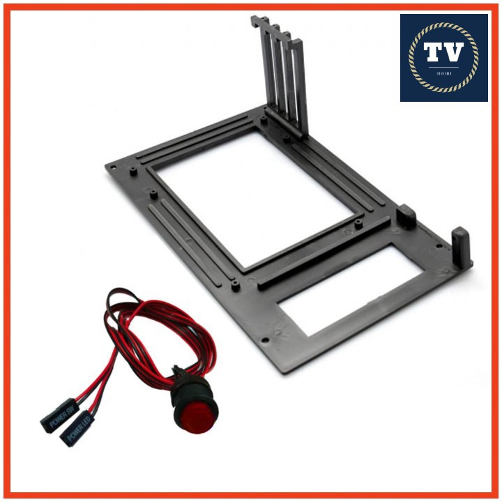 Combo đế bắt main + nút nguồn máy tính 80cm