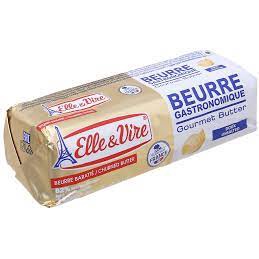 ELLE&VIRE BƠ MẶN / LẠT CUỘN 250Gr 82% BÉO