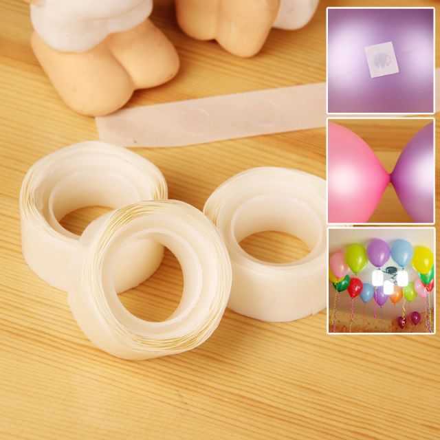 Keo dán bóng 2 mặt silicon chuyên dán bóng trang trí sinh nhật !
