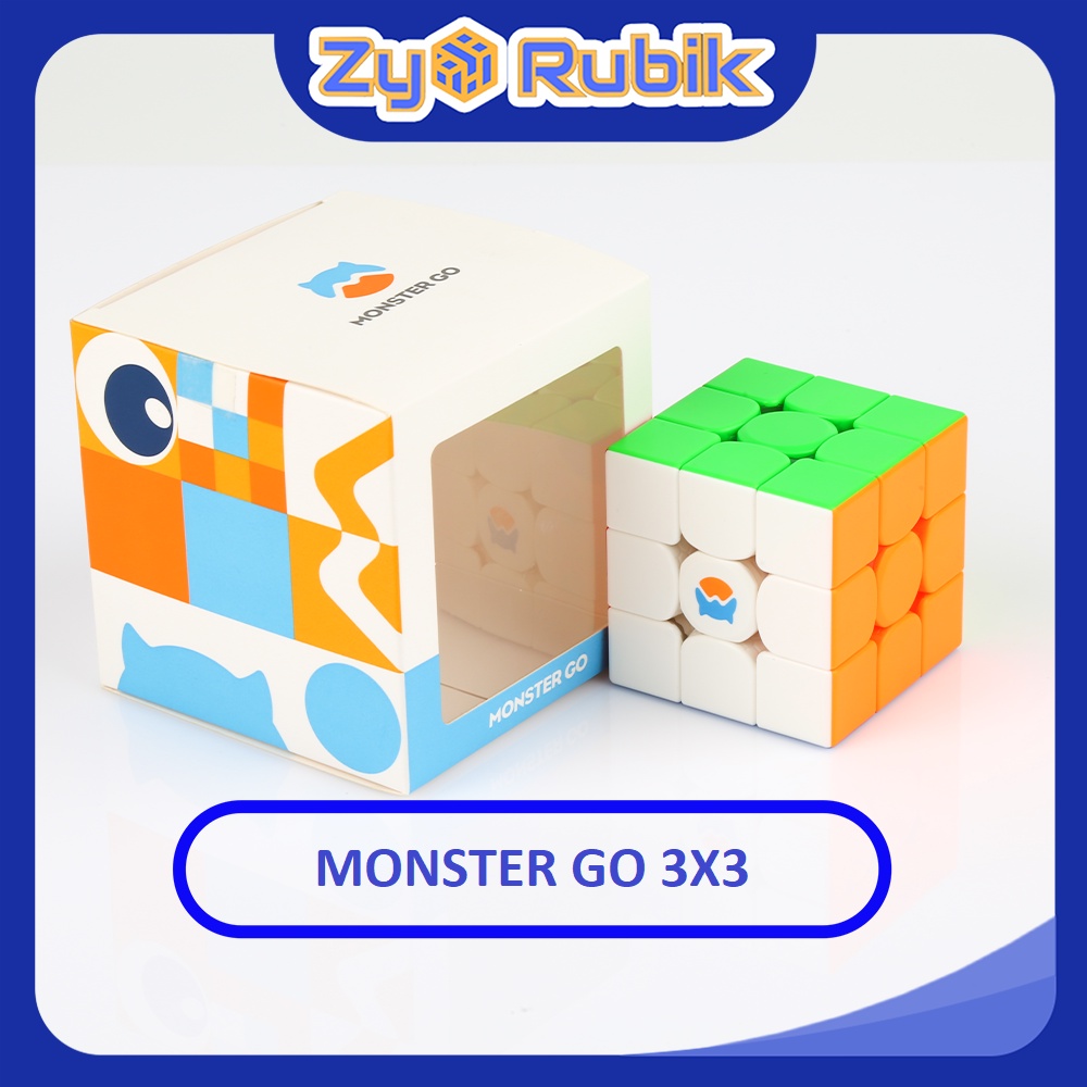 Rubik 3x3x3 GAN monster go Stickerless -ZyO Rubik