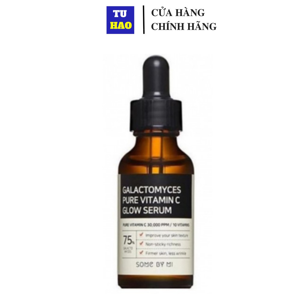 [Mã FMCGMALL - 8% đơn 250K] Tinh Chất Dưỡng Trắng, Chống Lão Hóa Some By Mi Galactomyces Pure Vitamin C Glow 30ml | BigBuy360 - bigbuy360.vn