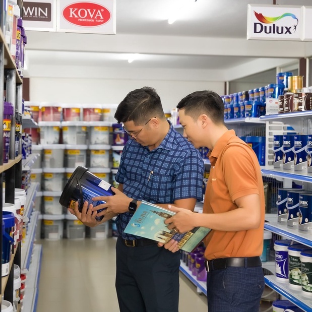 Sơn chống thấm pha xi măng cho sàn KOVA CT 11A lon 1kg