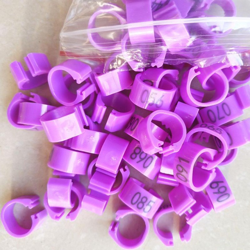 Bộ 100 Vòng Kẹp Kỹ Thuật Số 8mm Rộng 8mm No.001-100 Màu