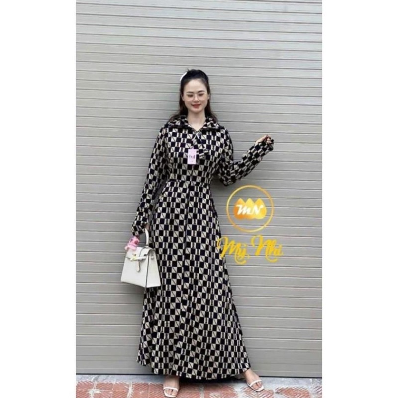 Áo Váy Chống Nắng Nữ Dáng Dài Toàn Thân Chất UMI Dày Dặn Mềm Mát Co Giãn Thoải Mái, Áo Chống Nắng Nữ Toàn Thân | BigBuy360 - bigbuy360.vn