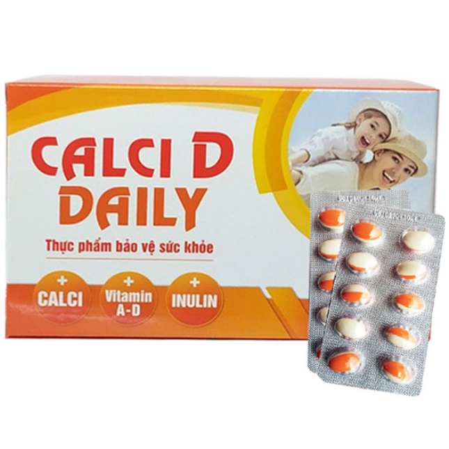 Calci D Daily Hỗ Trợ Bổ Sung Calci và Vitamin D3