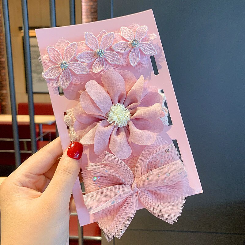 Set 3 Băng Đô Đính Nơ Dễ Thương Cho Bé