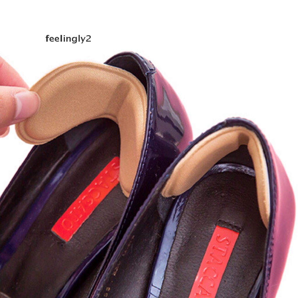Bộ 2 Miếng Đệm Lót Giày Cao Gót Bằng Vải Dán Lưng Tiện Dụng