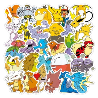 Bộ 50 Sticker Pokemon Dán Trang Trí