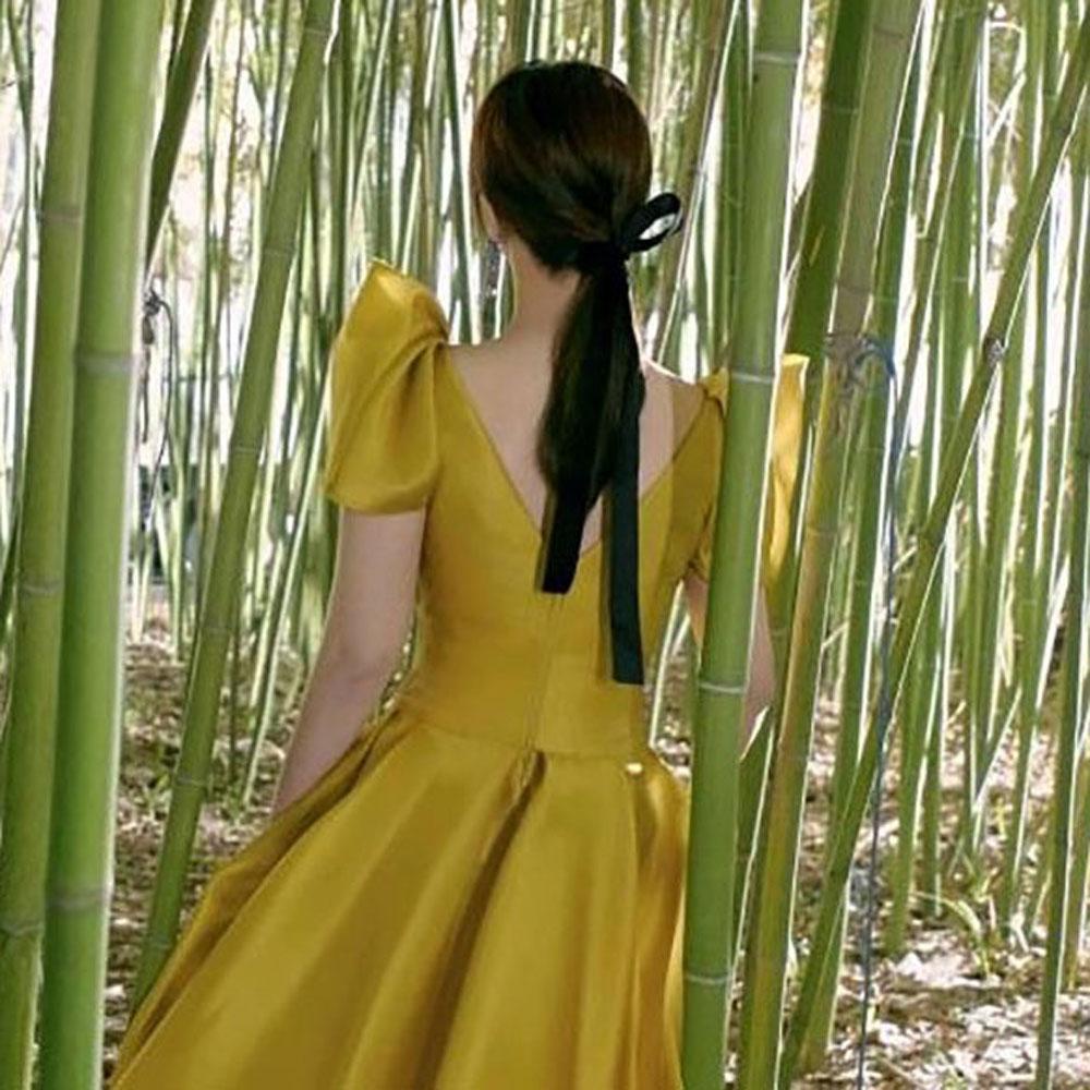 Dây Cột Tóc Đuôi Ngựa Dài Handmade Phong Cách Pháp Thời Trang Cho Nữ Giá Đỡ