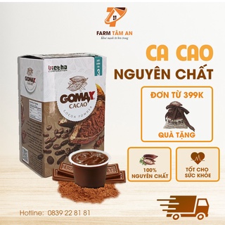Bột cacao nguyên chất hòa tan tây nguyên GOMAX 500g
