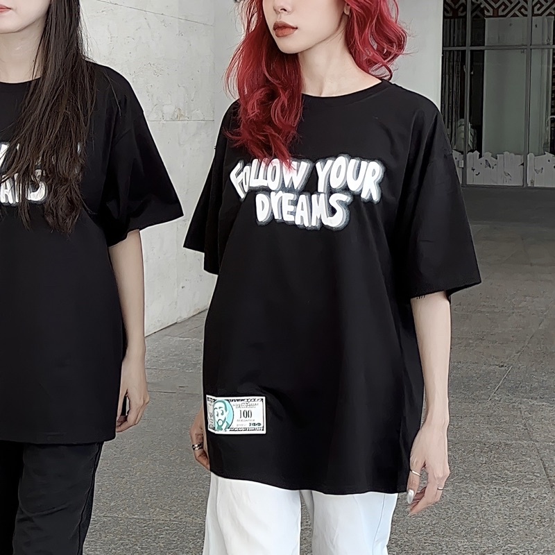 Áo Thun Tay Lỡ Unisex Your Dream Vải Tici Form Rộng - The more Unisex