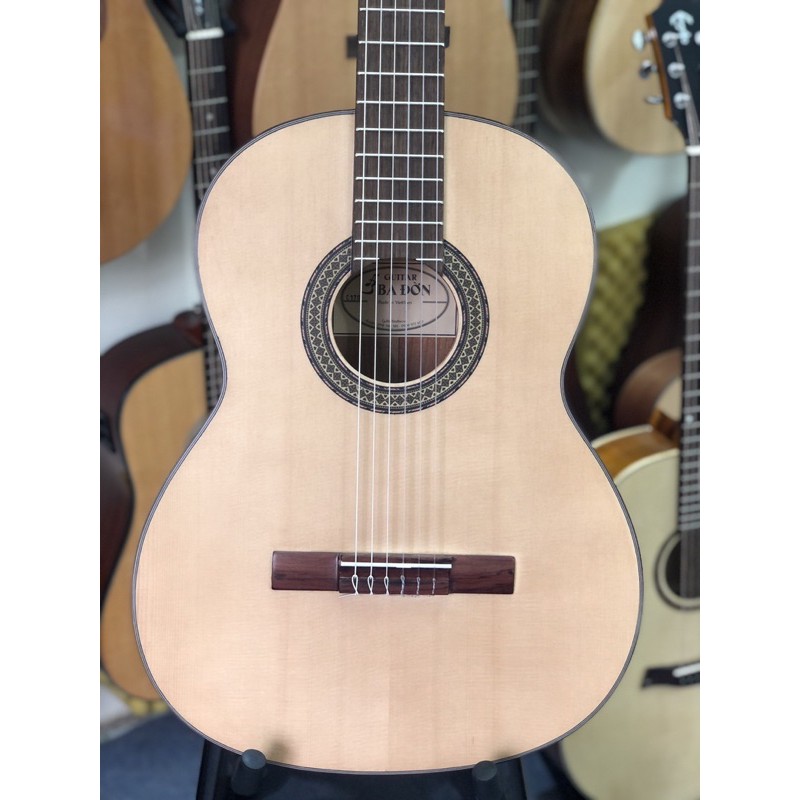 Guitar Classic C170 Ba Đờn gỗ hồng đào sơn mờ, khoá vàng, Có ty chỉnh cong cần, Âm hay