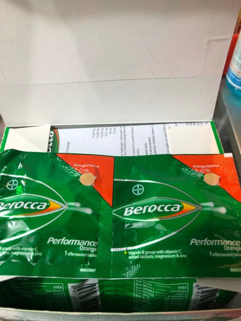 Berocca - Giúp bổ sung vitamin và khoáng chất cần thiết cho cơ thể, hỗ trợ chuyển hóa tạo năng lượng, bớt căng thẳng... | Thế Giới Skin Care