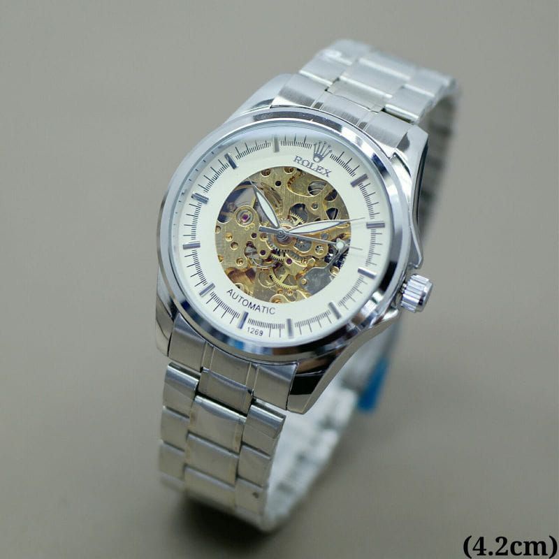 ROLEX Đồng Hồ analog Máy Chạy Kim Tự Động Thời Trang Cho Nam