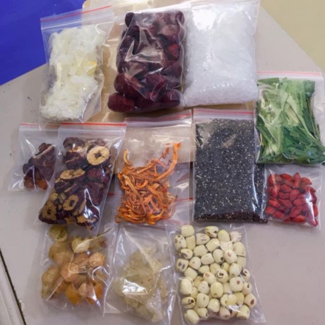Nguyên liệu chè tuyết yến,chè dưỡng nhan 500g