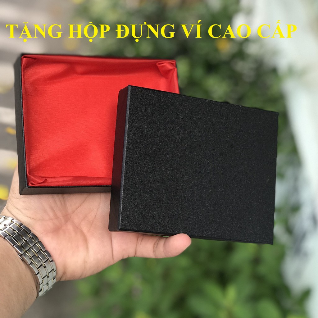 Ví Nam Da Thật Thời Trang Cao Cấp - Tặng Kèm Hộp Leather | LEA