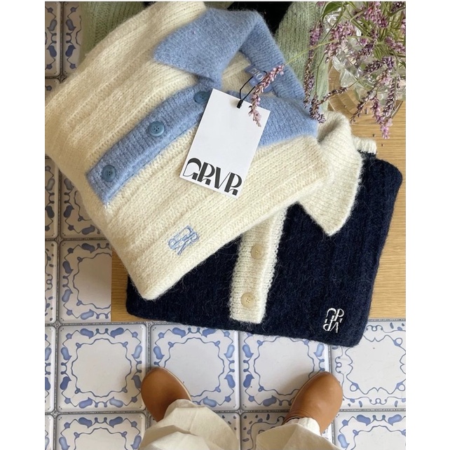 TKLIHN Áo len Ulzzang polo phong cách JENNIE BLACKPINK 2022 HOT TREND