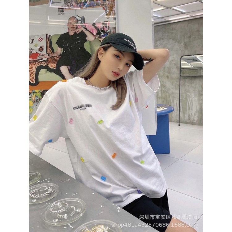 - Áo Phông 13 DE MARZO Gummy Bears Cover Tee White , Áo Tee Teddy, Áo Bear , Áo Gấu Cute