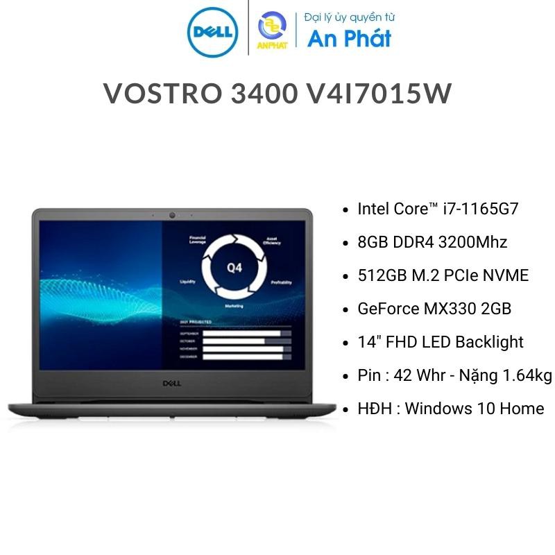 Laptop Dell Vostro 3400 V4I7015W (Core i7-1165G7/RAM 8GB/512GB SSD/ MX330 2GB/ 14 inch FHD/ Win 10/ Đen) | WebRaoVat - webraovat.net.vn