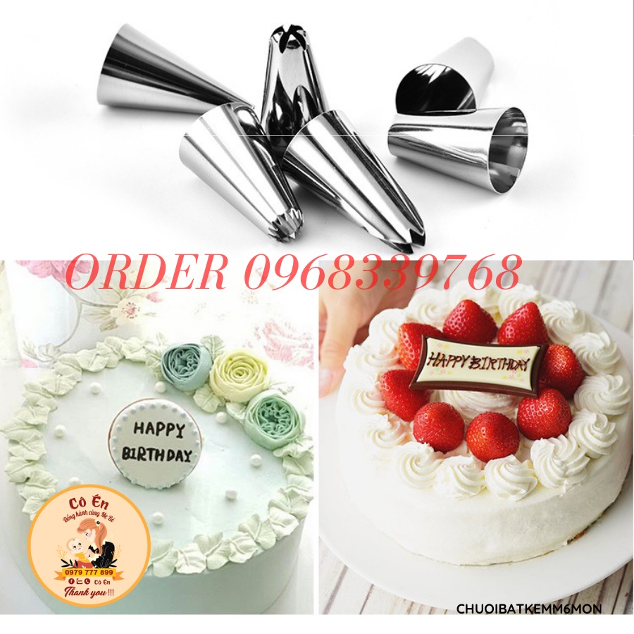 10 Chiếc Túi Bắt Bông Kem Nilong Làm Bánh nhiều size