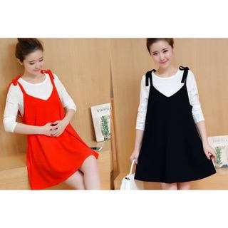 Đầm bầu thu mới nhất ms121. cả set 350k. riêng yếm 260k
