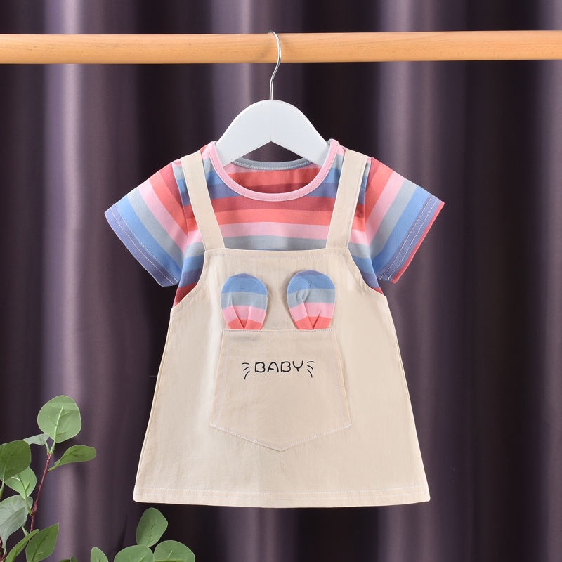 💥Váy yếm cầu vồng cho bé, váy xinh cực kỳ luôn á💥hàng QC chất đẹp💥Rẻ nhất shopee