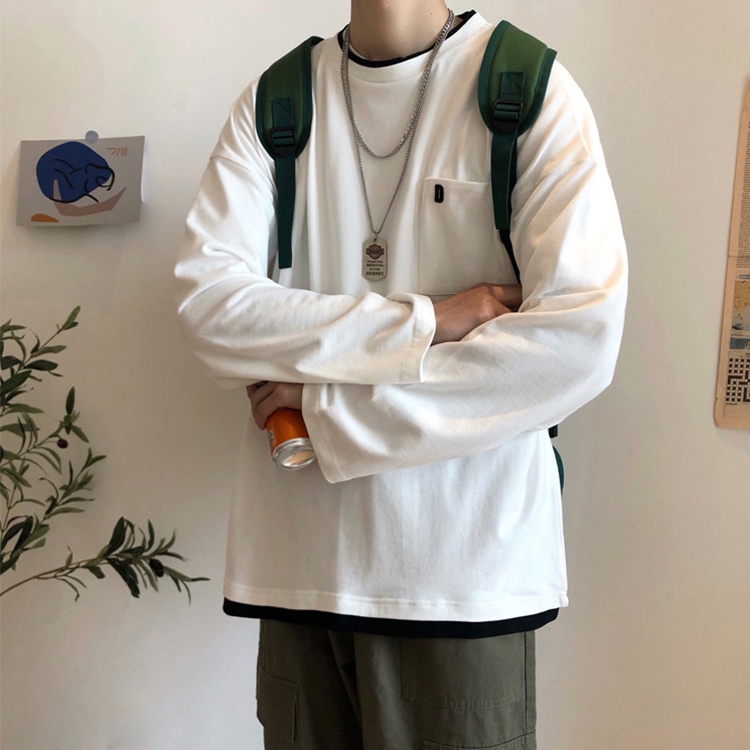 Áo Thun Nam Dài Tay Kiểu Hàn Quốc