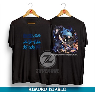 🔥 HOT🔥 Áo thun in hình Anime RIMURU T-Shirt TEMPEST DIABLO TENSURA TENSEI SHITARA SLIME DATTA KEN độc đẹp giá rẻ