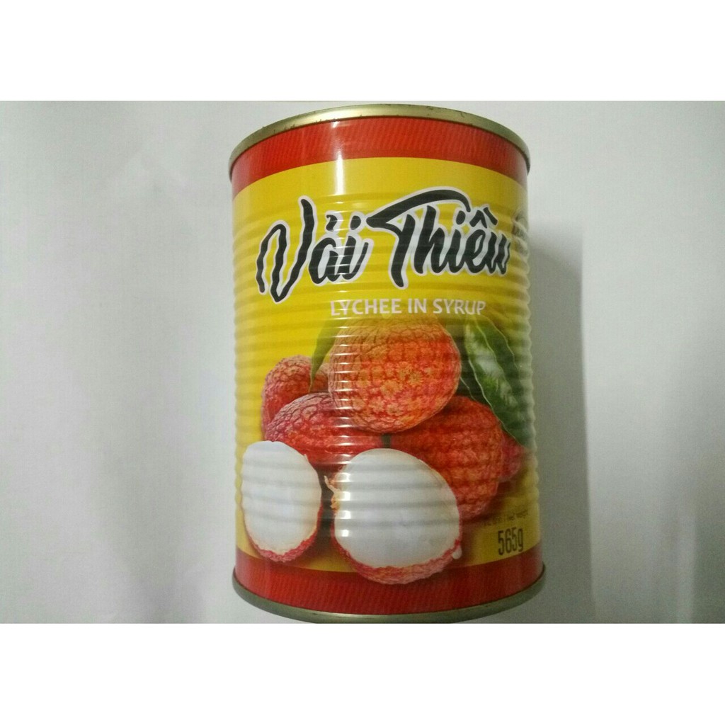 Vải Thiều Ngâm Đường Thanh Hà /Hưng Yên 565g (vải đóng hộp)