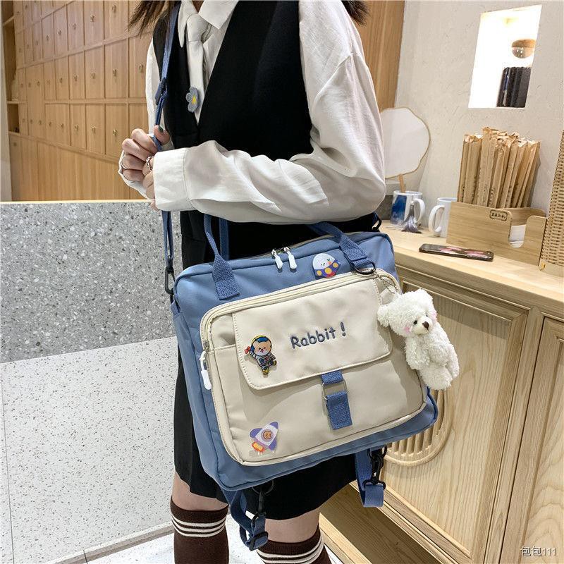 Túi vải cỡ lớn nữ 2020 new messenger ins Nhật Bản đi học Harajuku sinh đeo vai