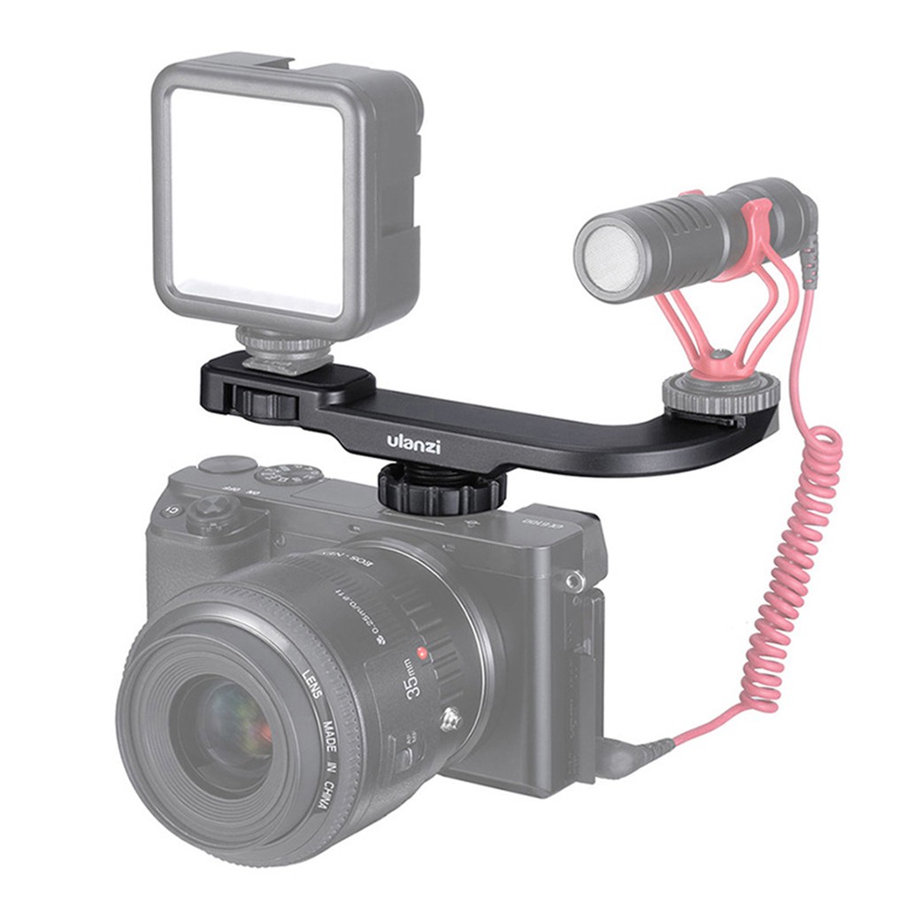 Ngàm Gắn Mic Hel + Ulanzi Pt-8 Cho Điện Thoại / Máy Ảnh Dslr