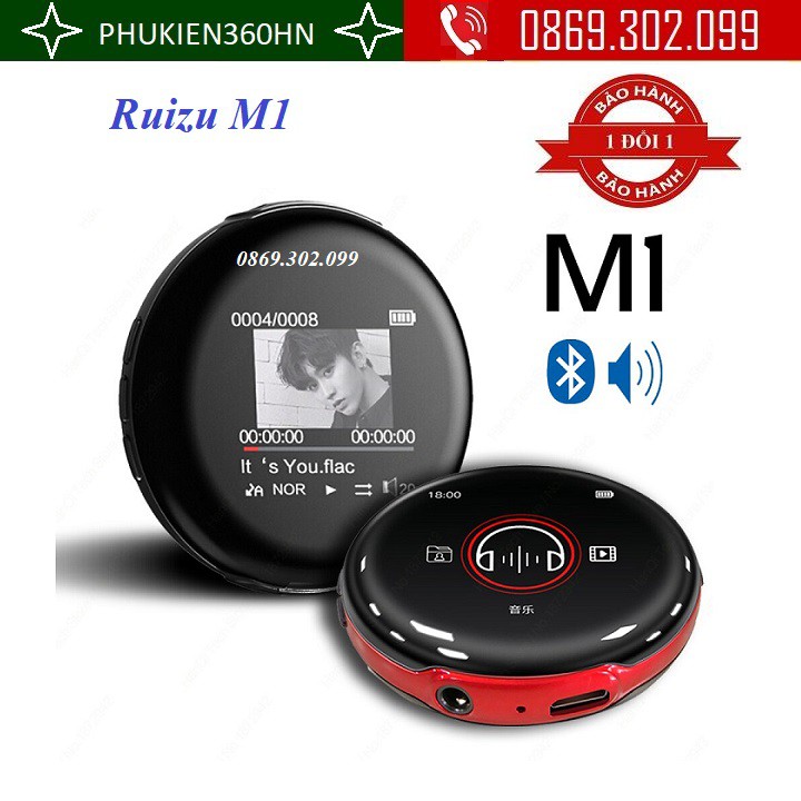 [Mã ELHACE giảm 4% đơn 300K] Máy Nghe Nhạc MP3 Ruizu M1 8GB